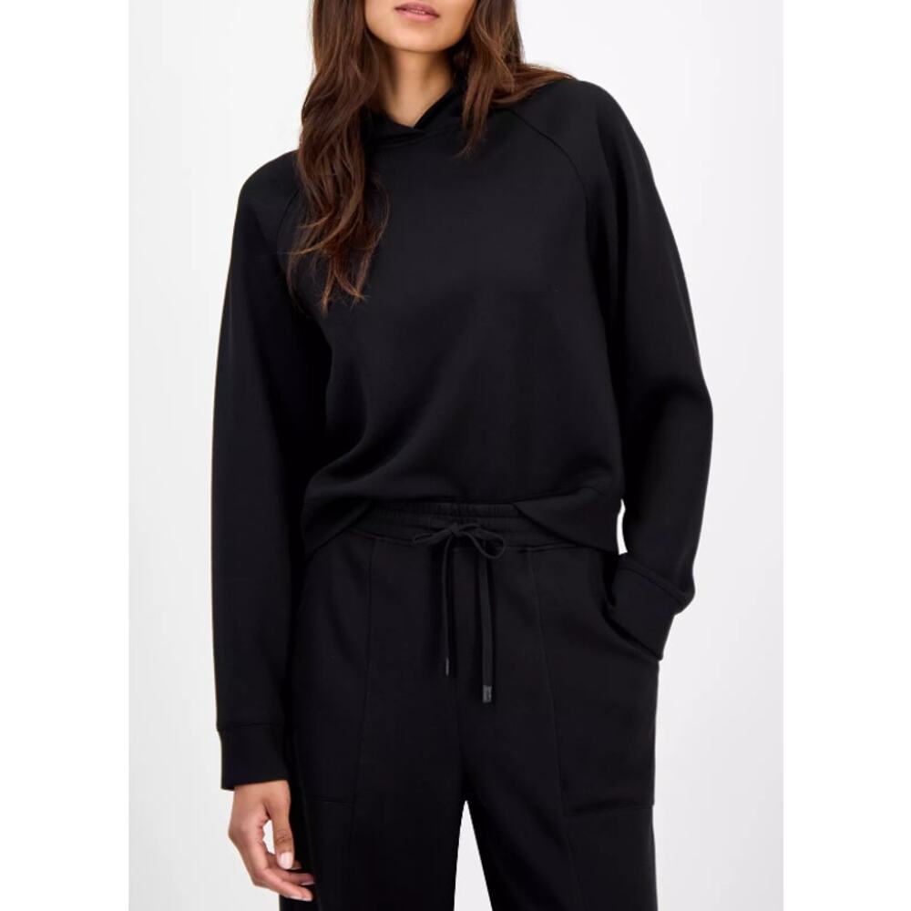 And Now This Women's Cozy Hooded Sweatshirt Black Size L